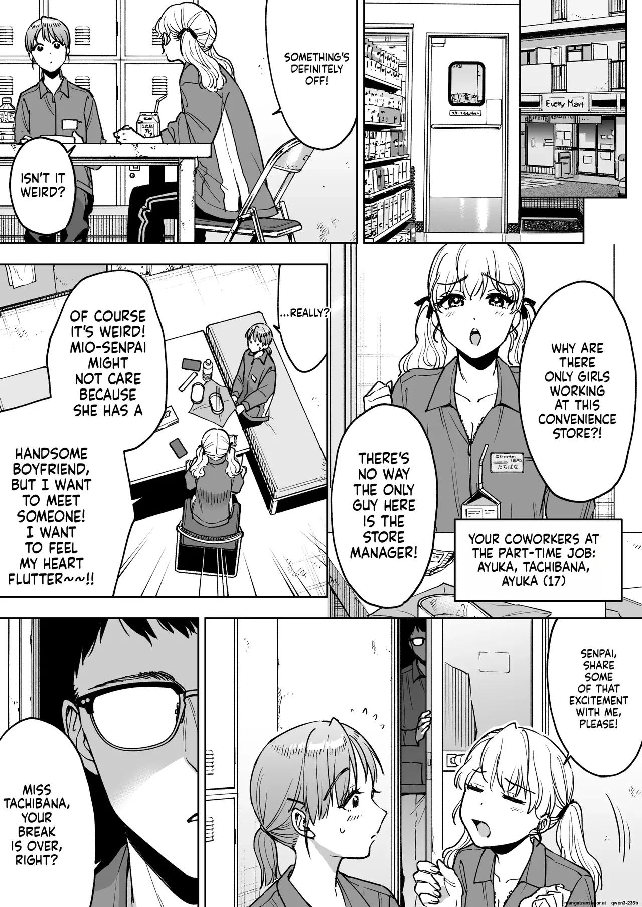 My Cashier Girlfriend ~The Reason I, Who Was Working for My Boyfriend’s Sake, Became the Store Manager’s Sex Toy~ Chapter 1 - page 13