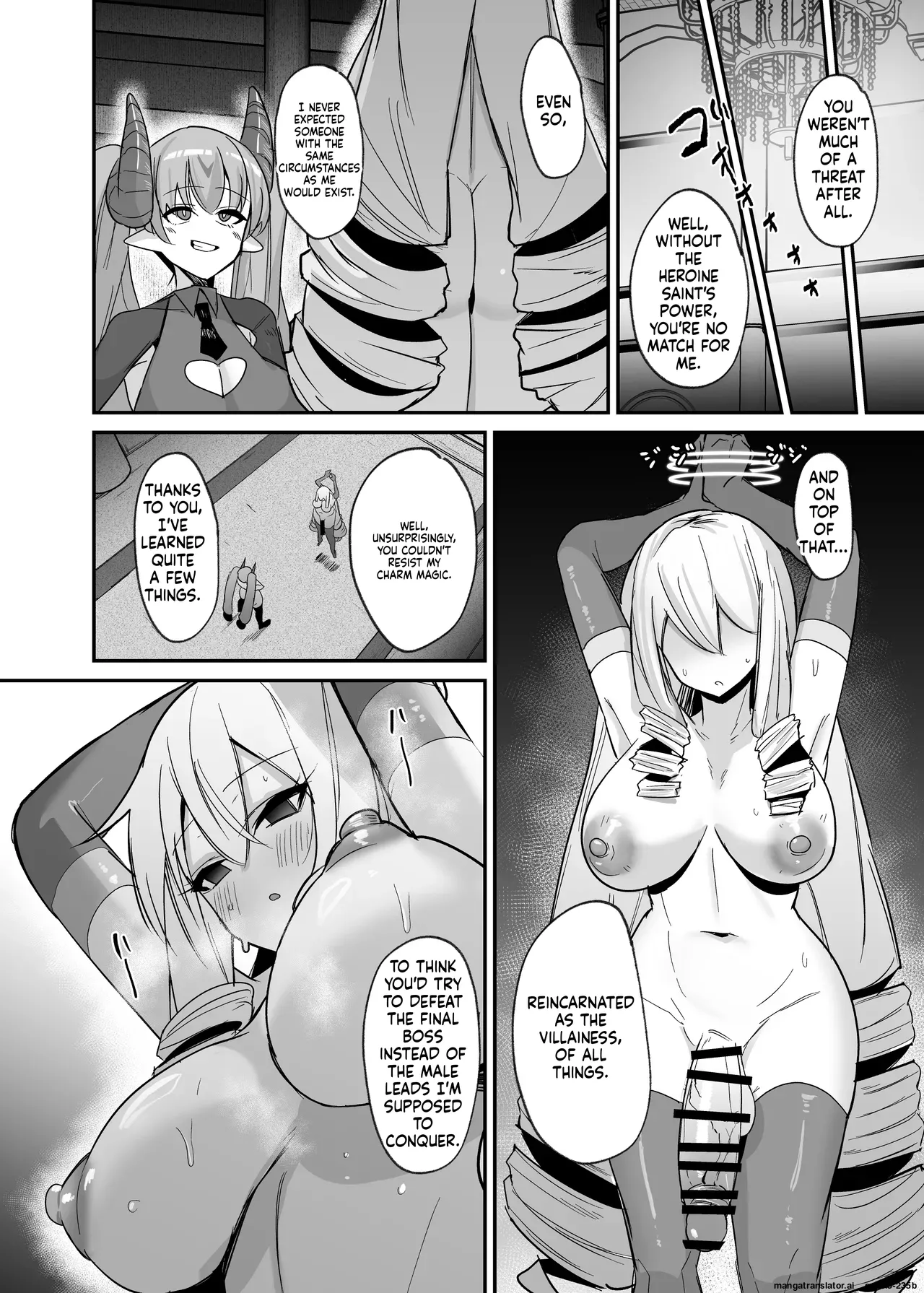 I was reincarnated as a villainess in an otome Game who was a futanari in her backstory 1-4 Chapter 1 - page 116