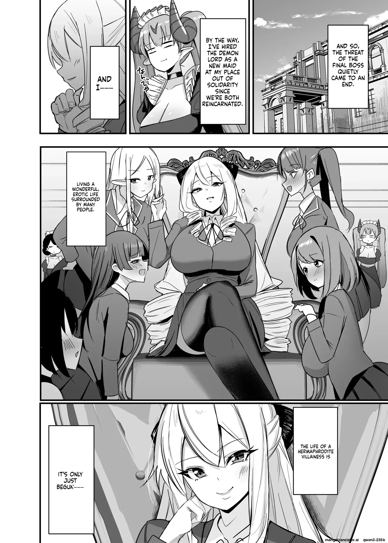 I was reincarnated as a villainess in an otome Game who was a futanari in her backstory 1-4 Chapter 1 - page 128