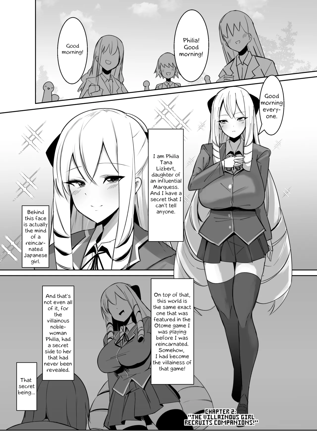 I was reincarnated as a villainess in an otome Game who was a futanari in her backstory 1-4 Chapter 1 - page 31