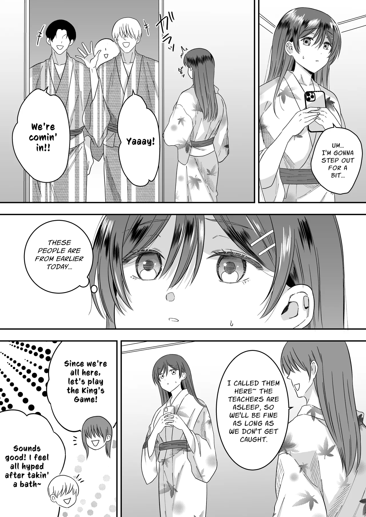 Shuugaku Ryokou no Yoru Class no Idol Yowasete Oppai wo Nama Okazu ni Shiteyatta w Chapter 1 - page 15