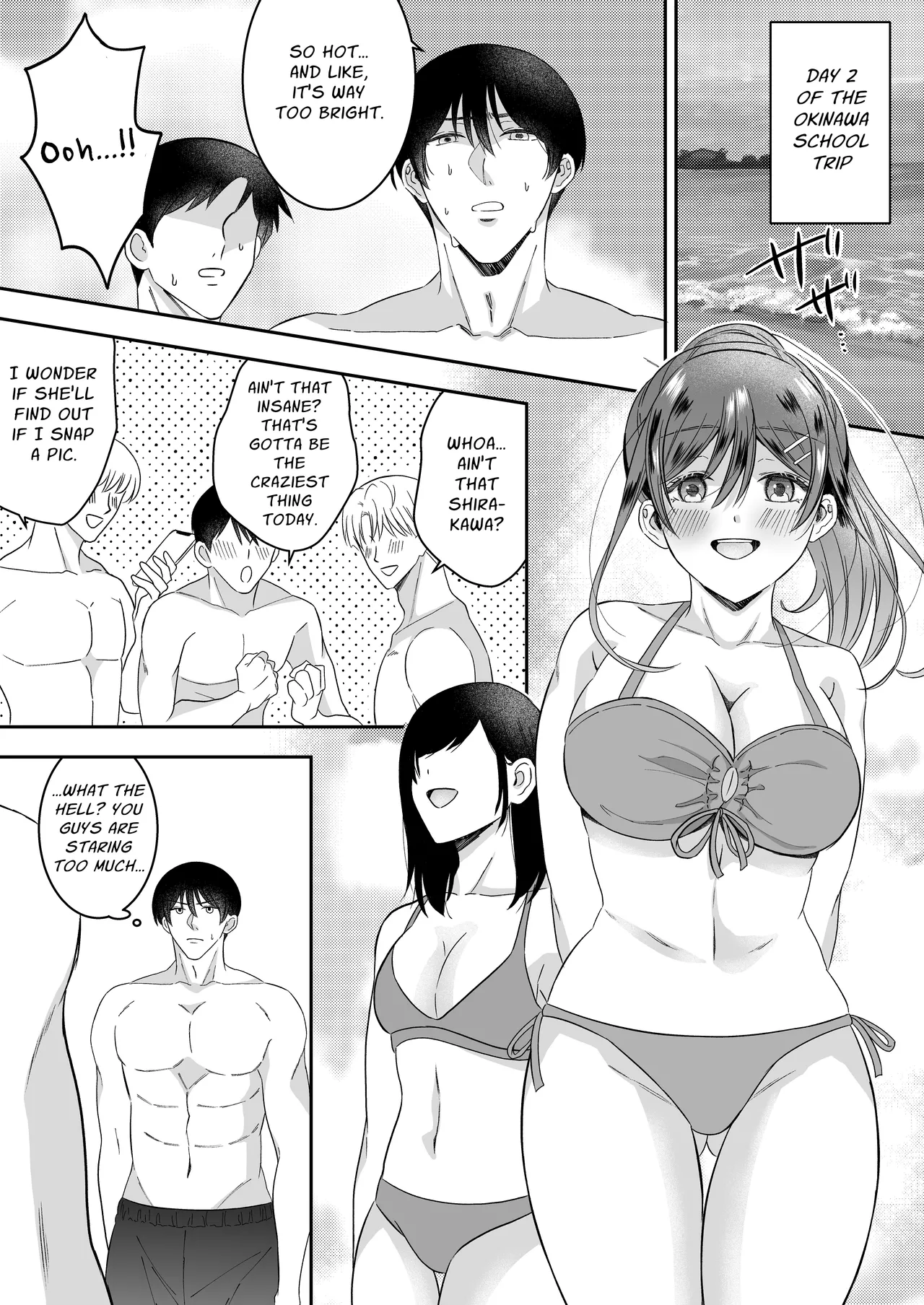 Shuugaku Ryokou no Yoru Class no Idol Yowasete Oppai wo Nama Okazu ni Shiteyatta w Chapter 1 - page 9