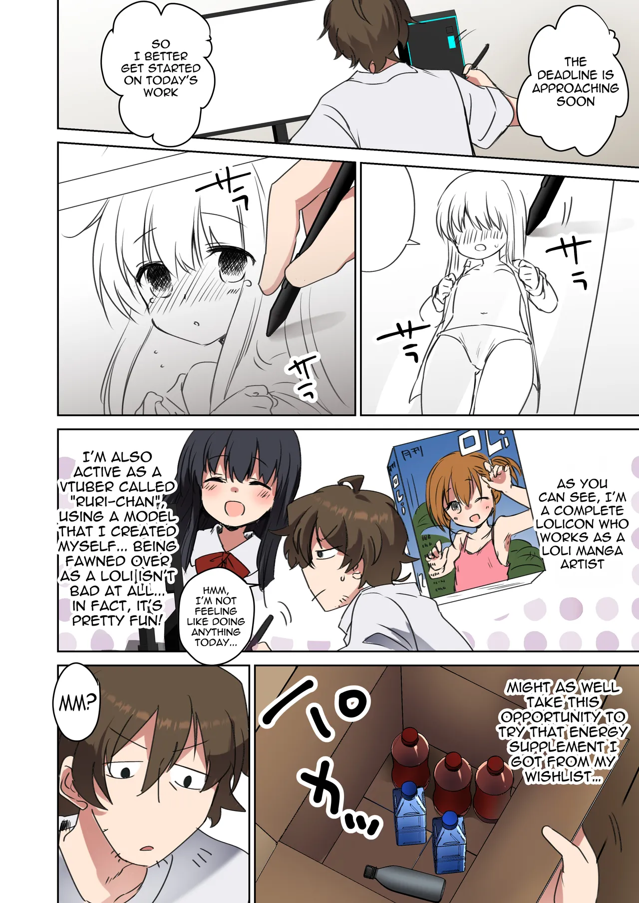 Bishoujo Mangaka ga Bishoujo ni Natte Bishoujo ni H na Koto o Sareru Hanashi Chapter 1 - page 4