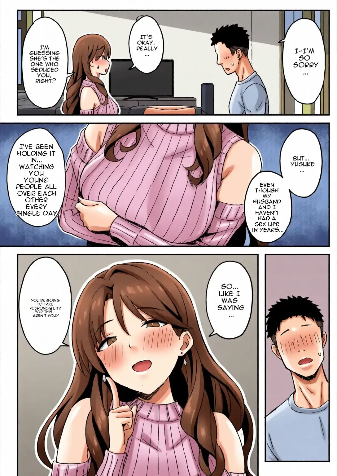 Ane Mama ~ Atarashii Onee-chan to Mama wa Ore no Sex Friend ni Narimashita. ~ Chapter 1 - page 34