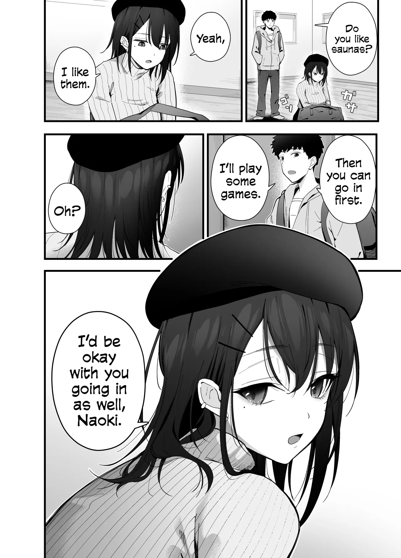 Before I Had Noticed, I Was In A Sauna With The Quiet Girl Chapter 1 - page 6