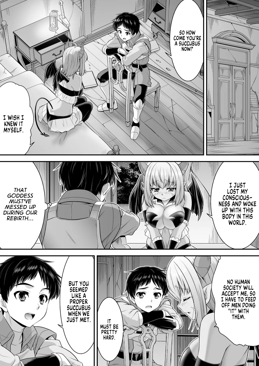 A Stern Guy into a Succubus-A Clown Guy into a Pure Lady Chapter 1 - page 13