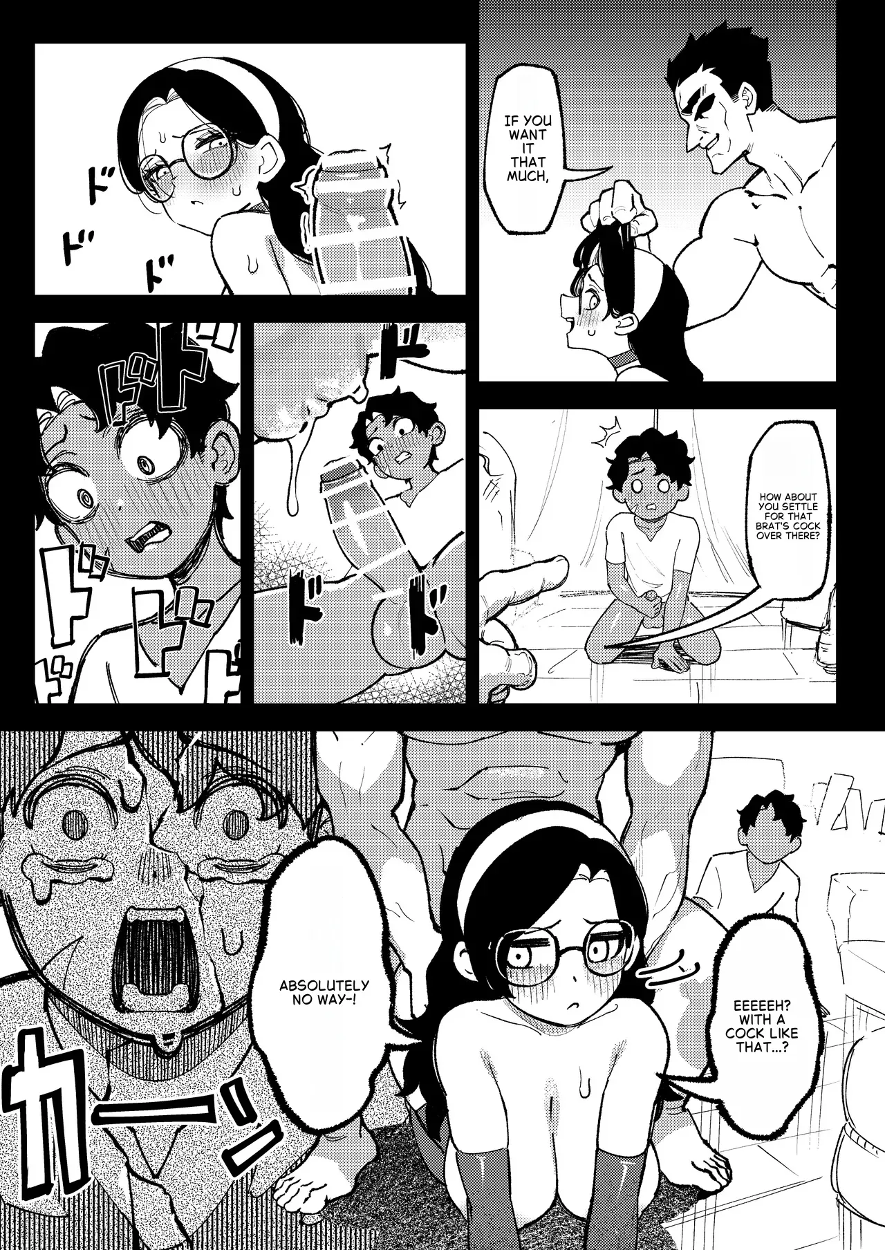 Violently beat Onee-san in front of the Shota-brat 02 Chapter 1 - page 12