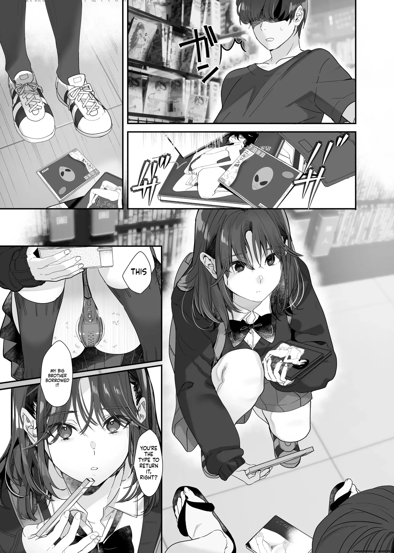 Continued After I was turned into a sex pet by an obedient gal and an NTR gal, I ended up swapping with the neighbor's pet Chapter 1 - page 12