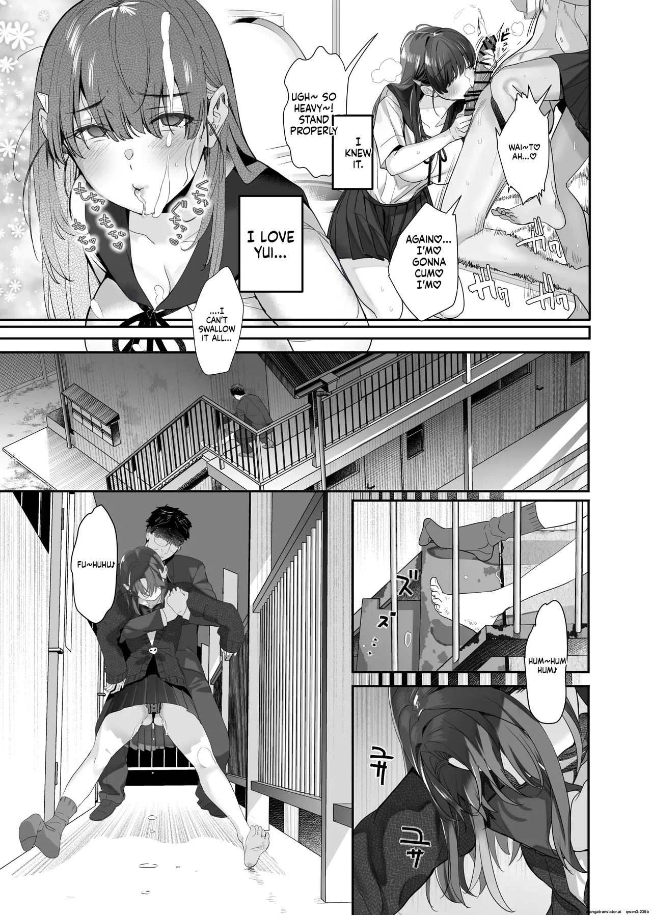 Continued After I was turned into a sex pet by an obedient gal and an NTR gal, I ended up swapping with the neighbor's pet Chapter 1 - page 24