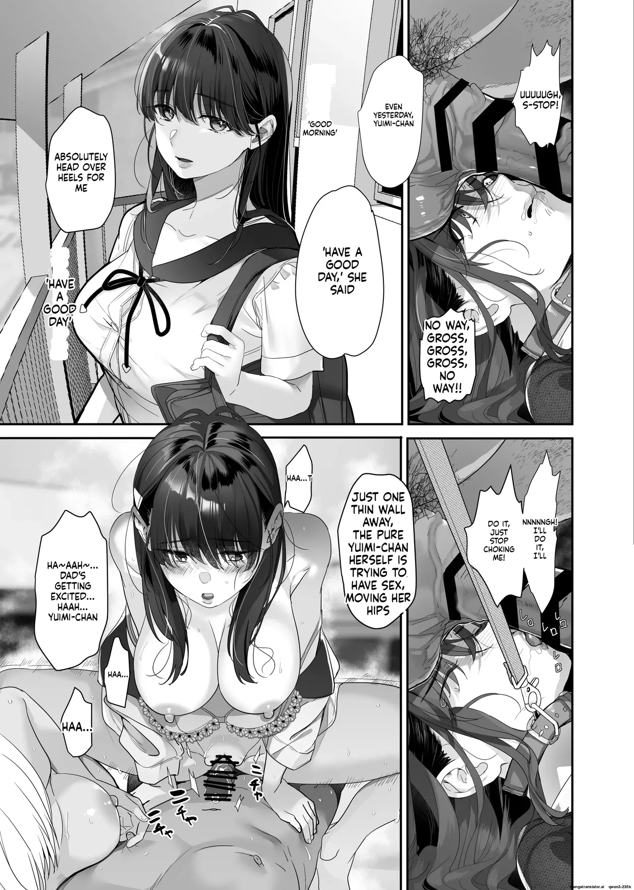 Continued After I was turned into a sex pet by an obedient gal and an NTR gal, I ended up swapping with the neighbor's pet Chapter 1 - page 30
