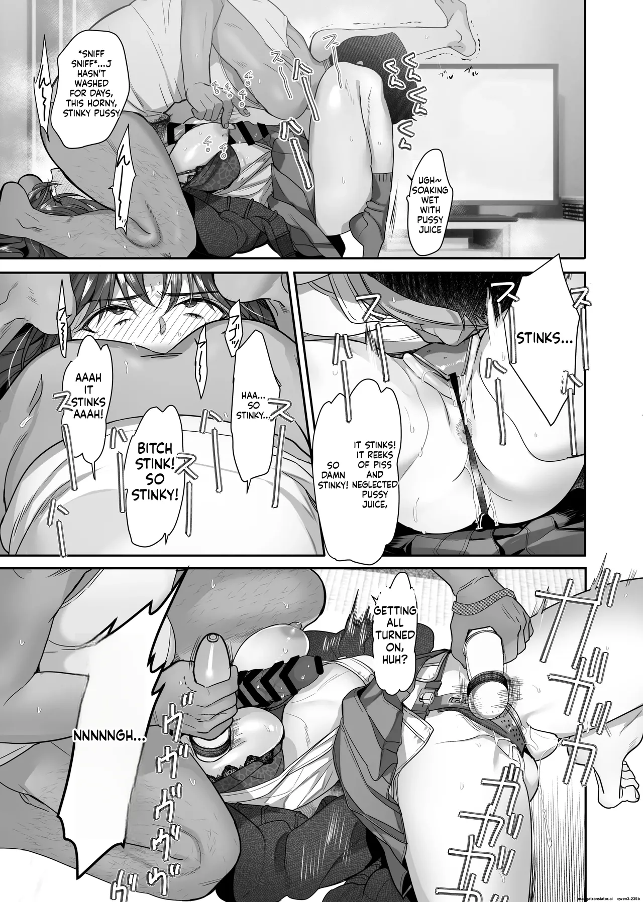 Continued After I was turned into a sex pet by an obedient gal and an NTR gal, I ended up swapping with the neighbor's pet Chapter 1 - page 34