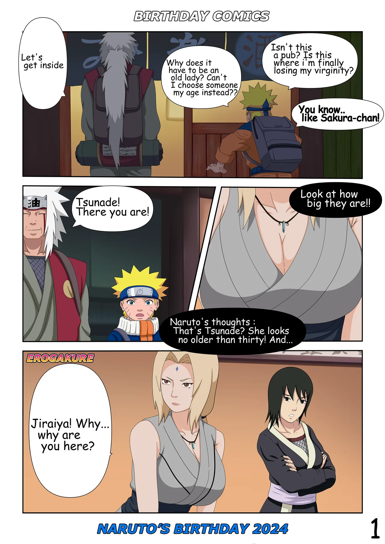 Naruto's Birthday Comic 2024 by Erogakure Chapter 1 - page 1