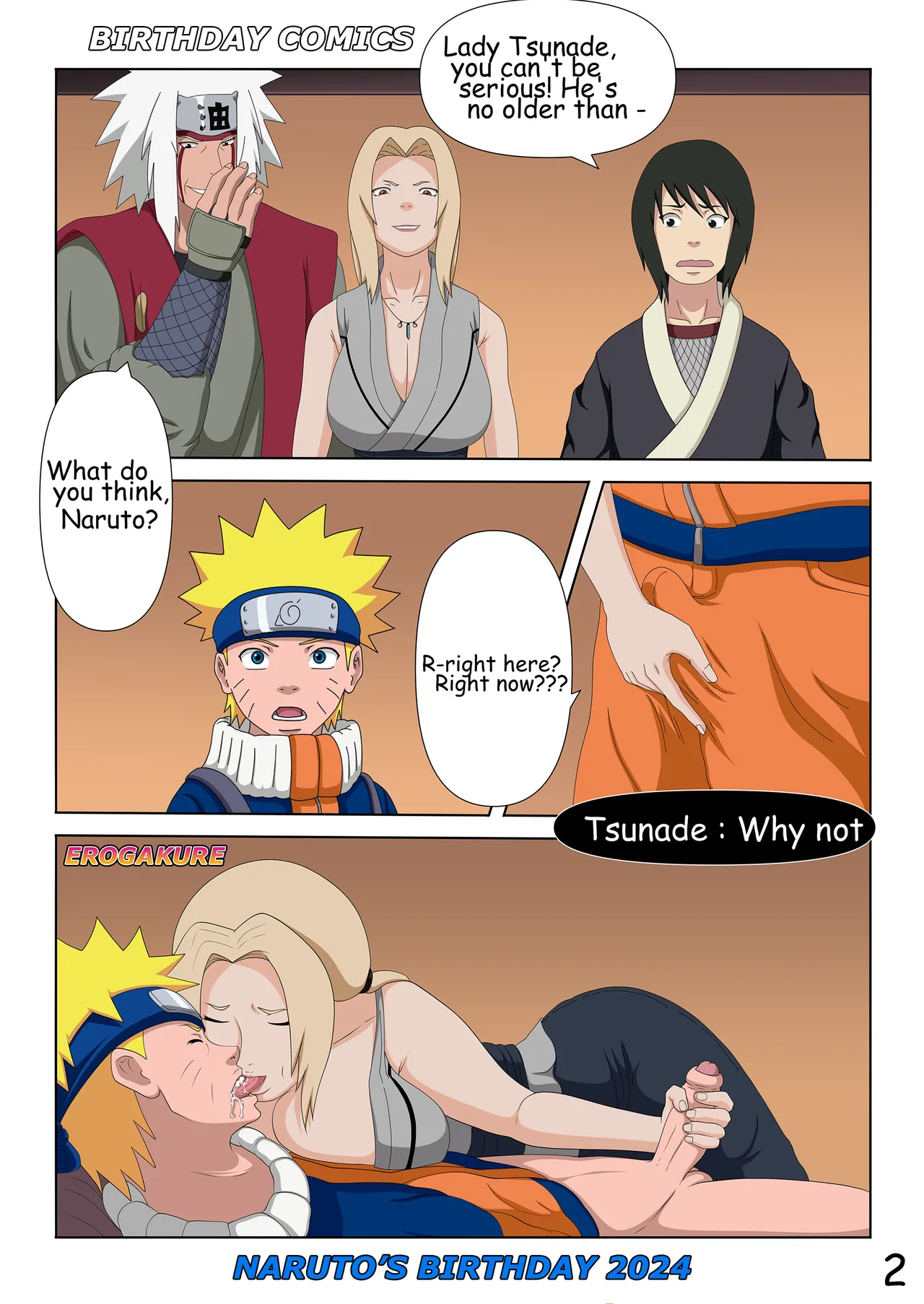 Naruto's Birthday Comic 2024 by Erogakure Chapter 1 - page 2