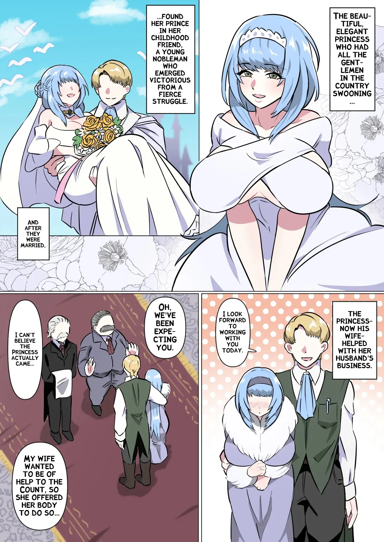 The Married Princess's Large-Clit Door-to-Door Sales Chapter 1 - page 1