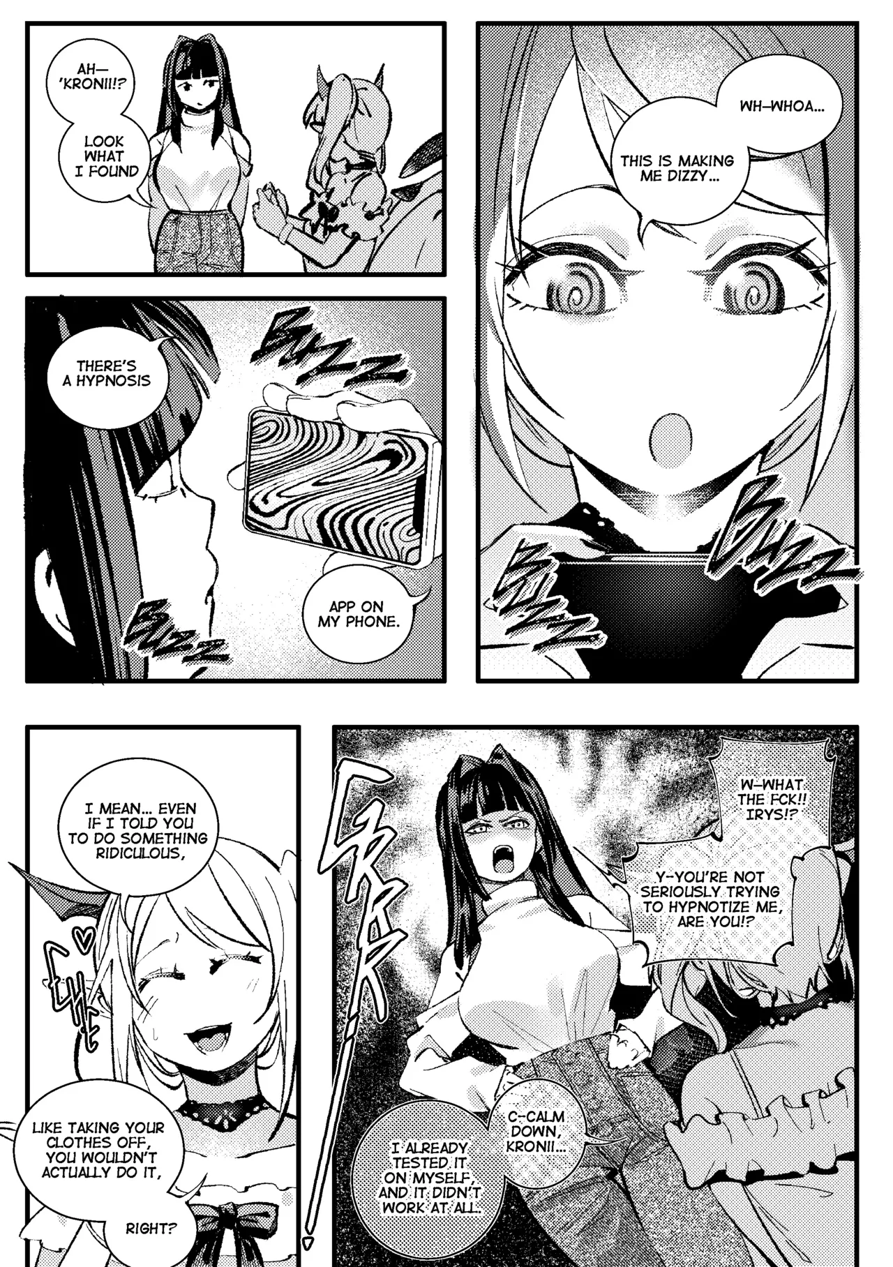 Irys x Kronii Saimin Chapter 1 - page 1