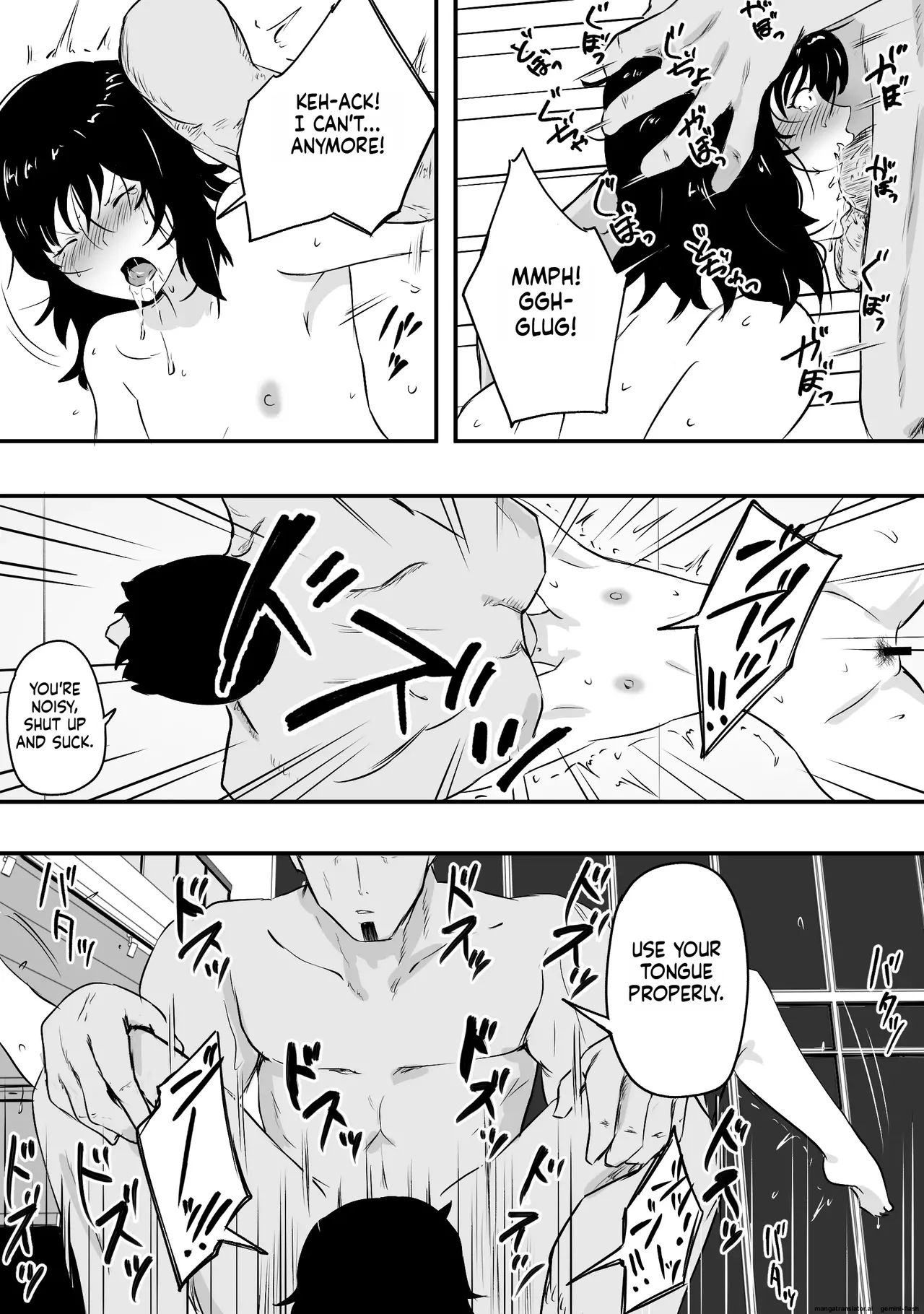 Mama-san—the ace of the volleyball team—has her life ruined by a jock's cock. Chapter 1 - page 34