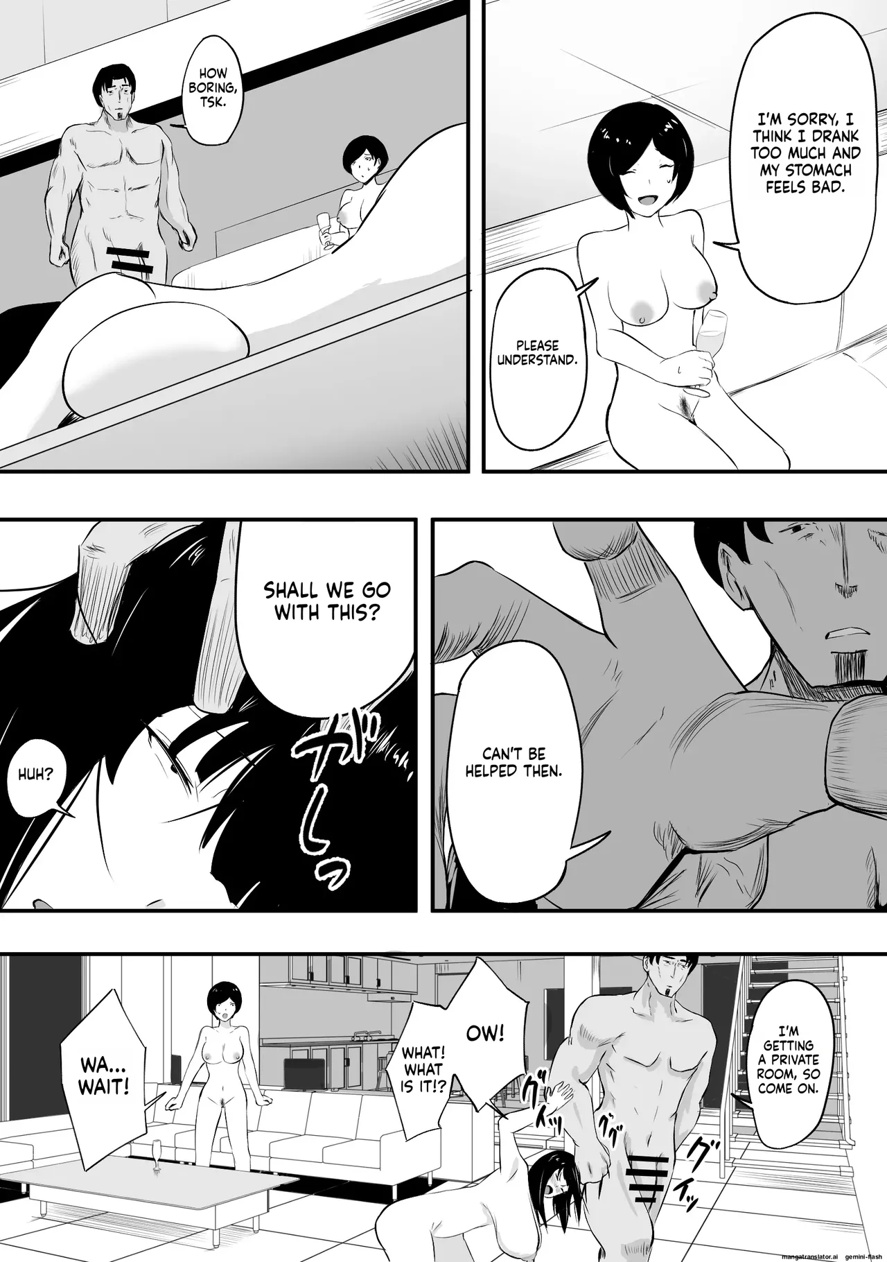 Mama-san—the ace of the volleyball team—has her life ruined by a jock's cock. Chapter 1 - page 37