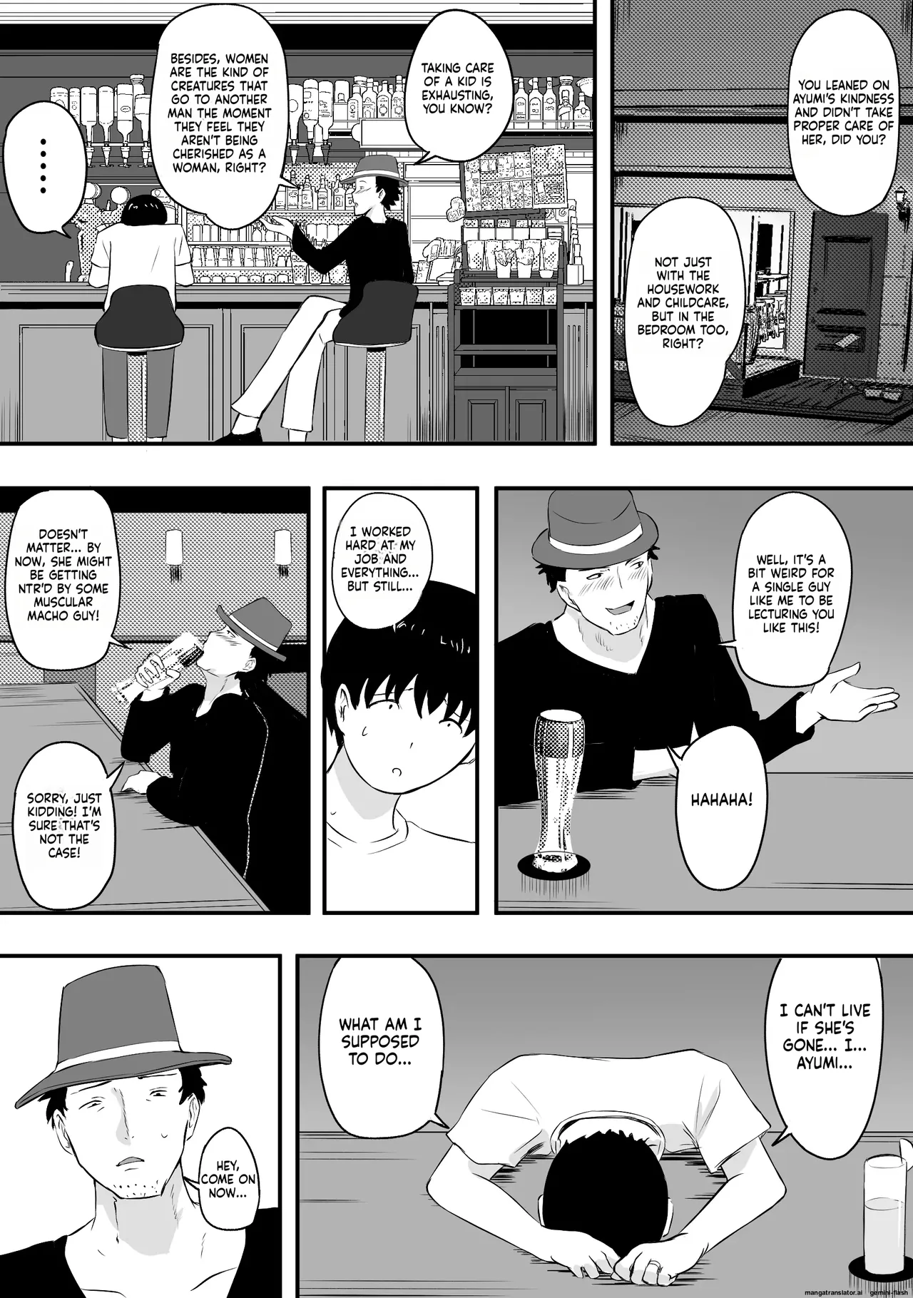 Mama-san—the ace of the volleyball team—has her life ruined by a jock's cock. Chapter 1 - page 39