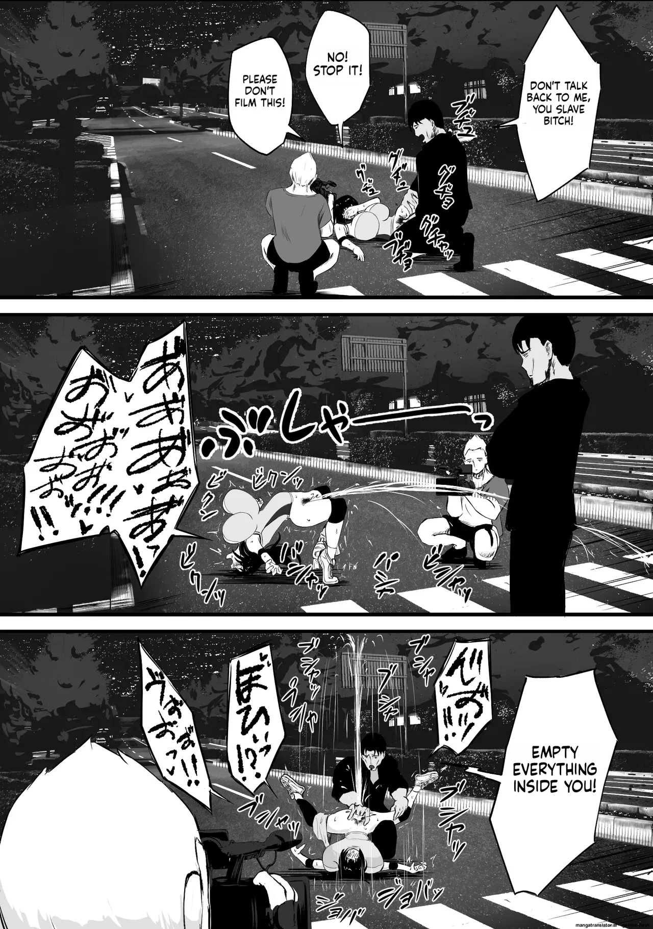 Mama-san—the ace of the volleyball team—has her life ruined by a jock's cock. Chapter 1 - page 43