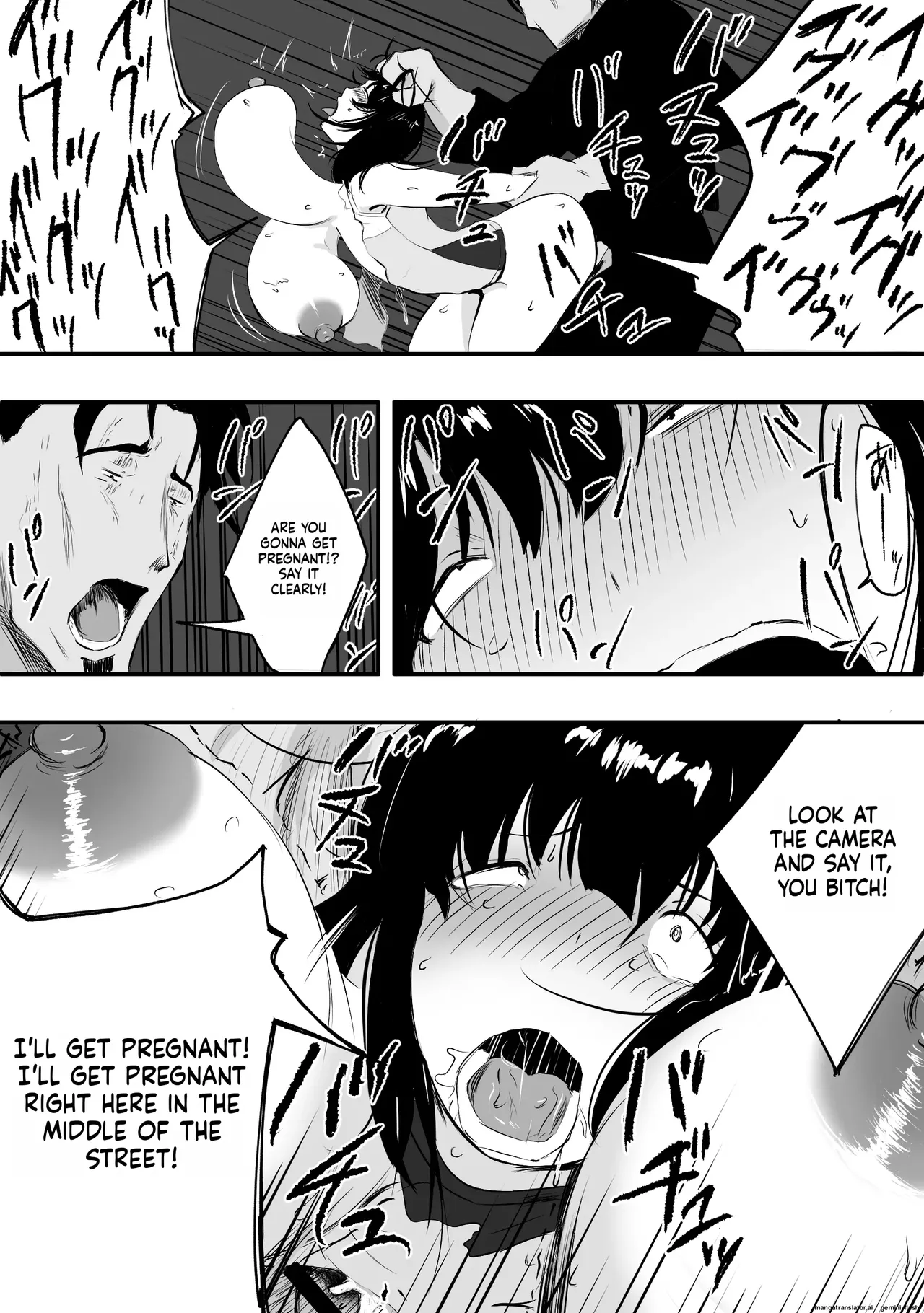 Mama-san—the ace of the volleyball team—has her life ruined by a jock's cock. Chapter 1 - page 46