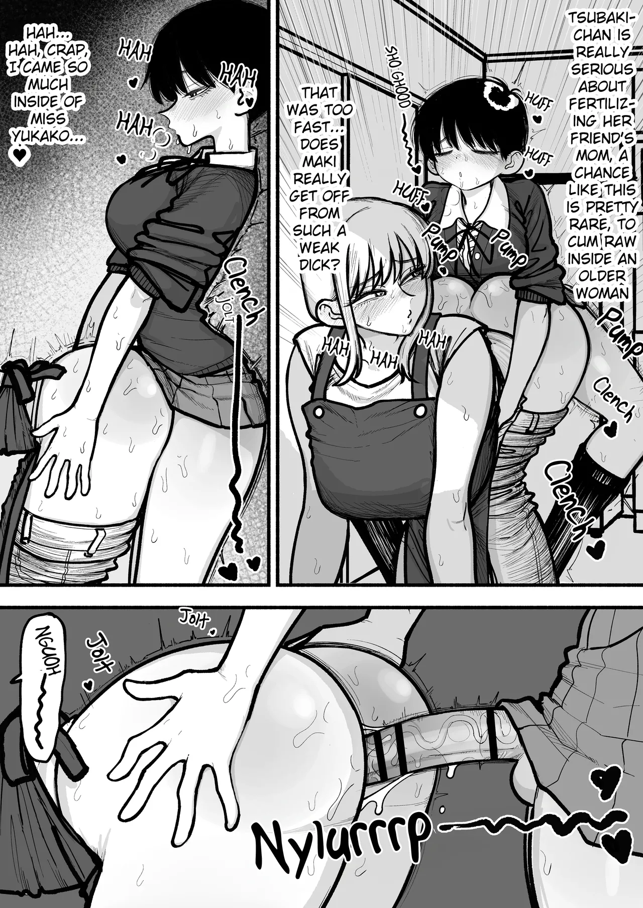 A mother who's hobby is to have sex with her daughter's Futanari Friends ♥ Chapter 1 - page 10