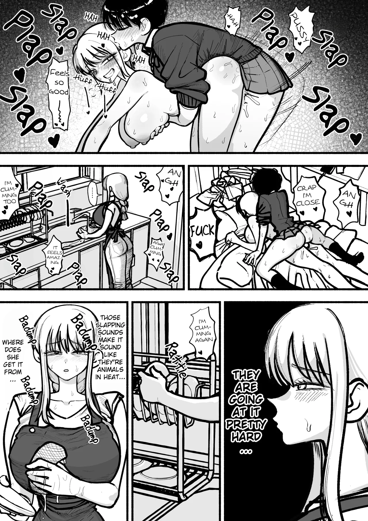 A mother who's hobby is to have sex with her daughter's Futanari Friends ♥ Chapter 1 - page 2