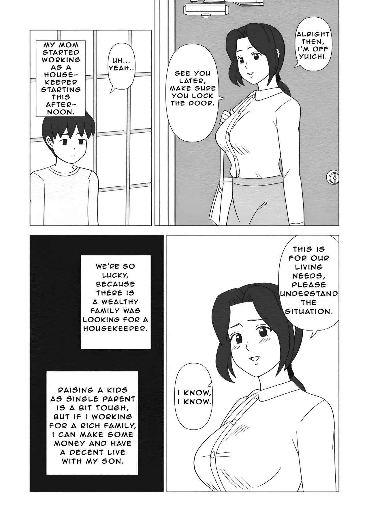 Obouchama no Seishori Dougu ni Sareta Boku no Haha Chapter 1 - page 2