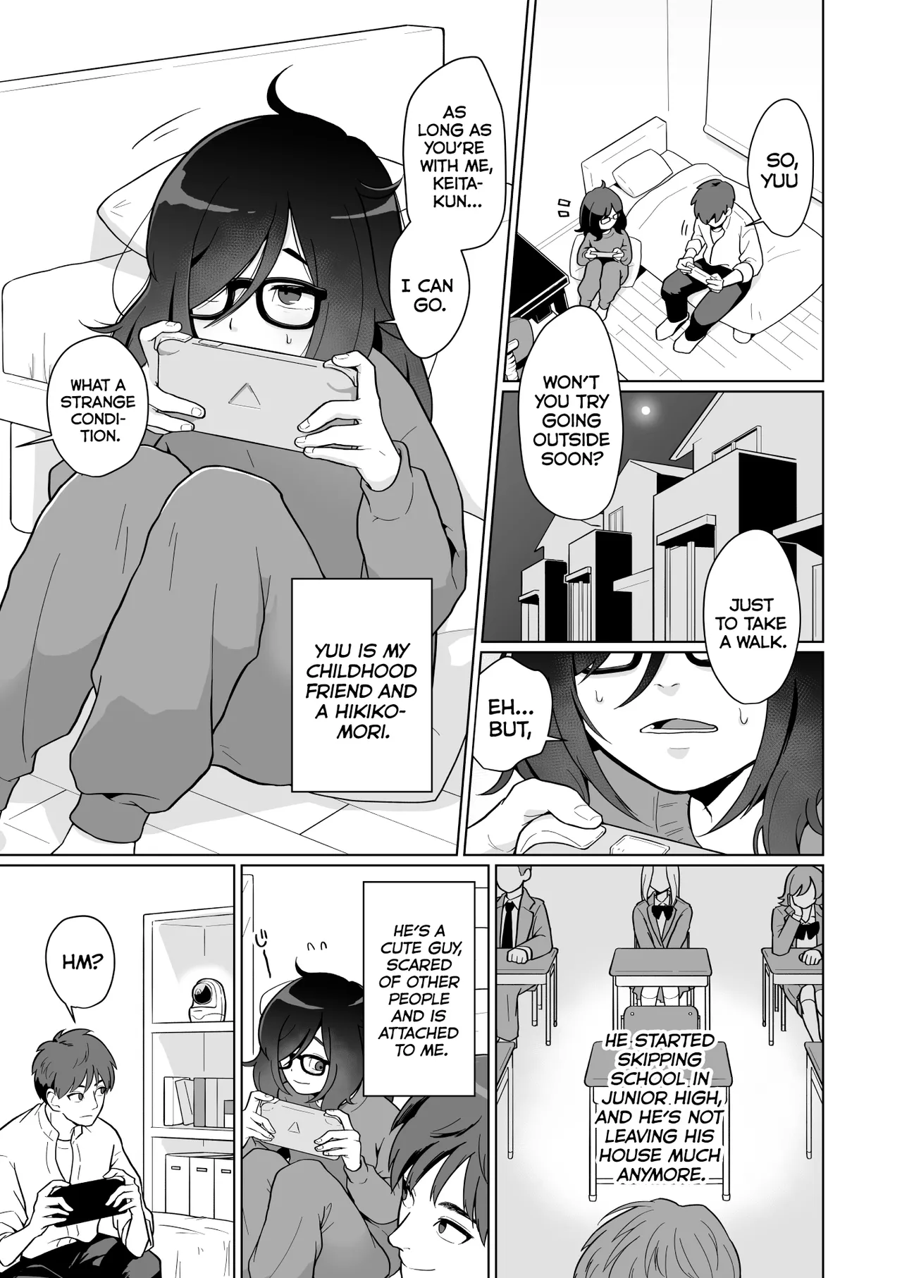 Hikikomori Osananajimi no Seiseikatsu Nozoite Mita! Chapter 1 - page 3