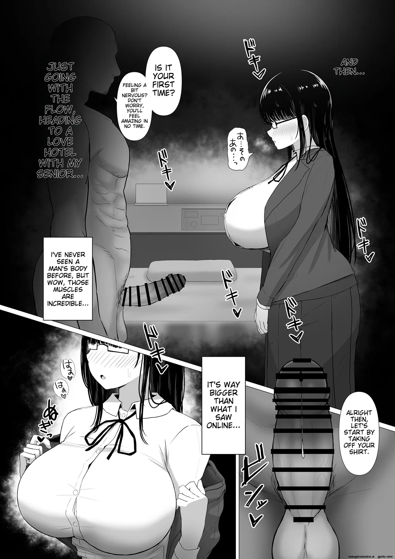 A timid, plain-looking woman with big breasts is swept away and falls into the trap of becoming a playboy's sex friend Chapter 1 - page 11