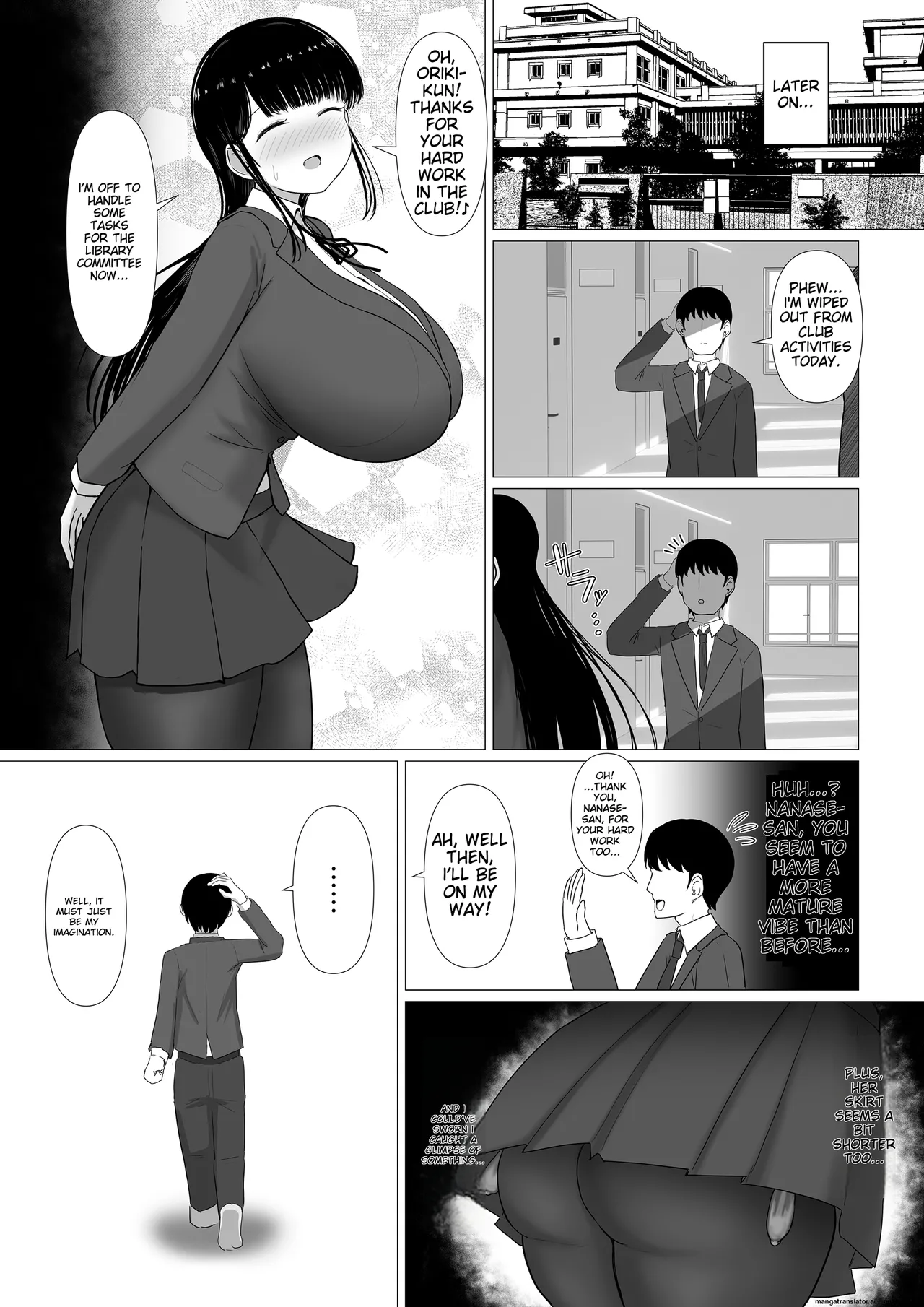 A timid, plain-looking woman with big breasts is swept away and falls into the trap of becoming a playboy's sex friend Chapter 1 - page 46