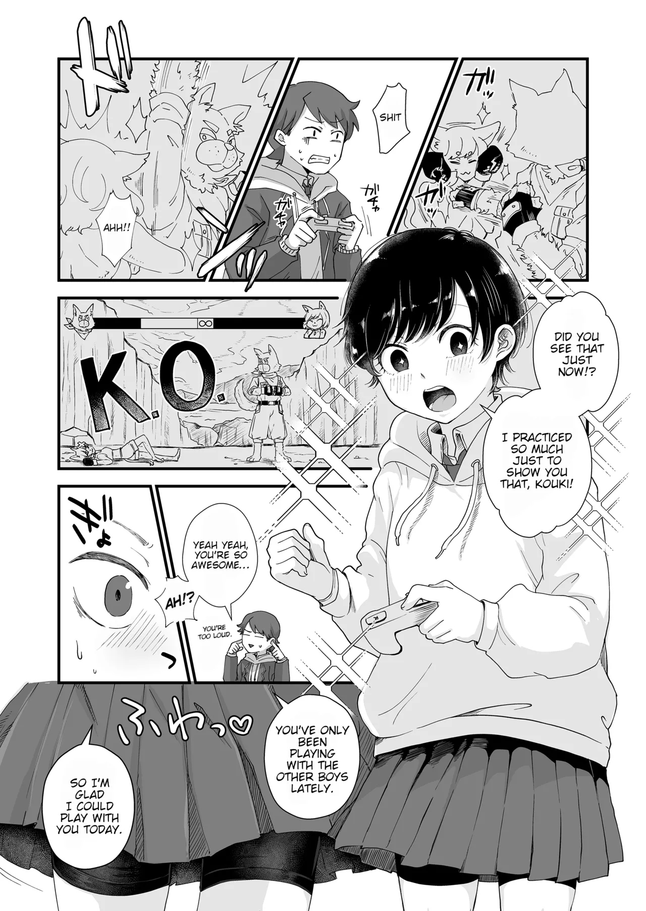 The Two of Them are at the Age Where They Become Interested in Each Other. Chapter 1 - page 5