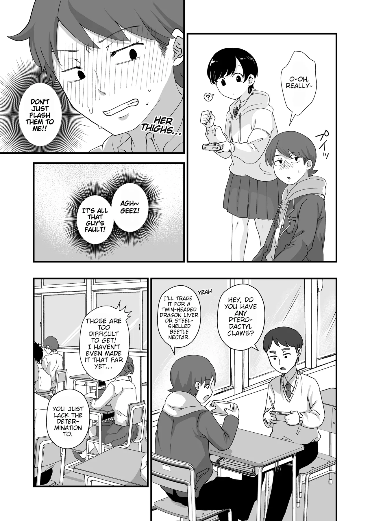 The Two of Them are at the Age Where They Become Interested in Each Other. Chapter 1 - page 6