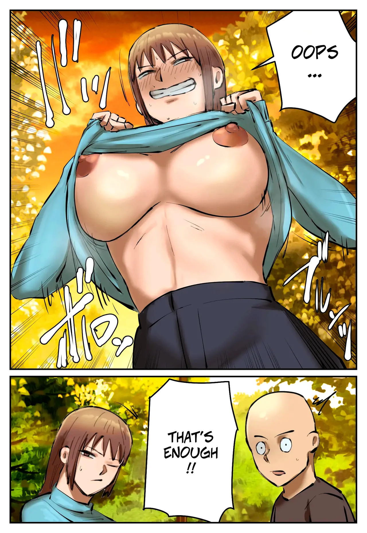 My Part-Time Job Is To Get Revenge: The Loose Woman -- Fukushuu Yami Beit "Machi no Keikan ga Kowareru Kono Oppai Onna o Oidashite Hoshii" Chapter 1 - page 14
