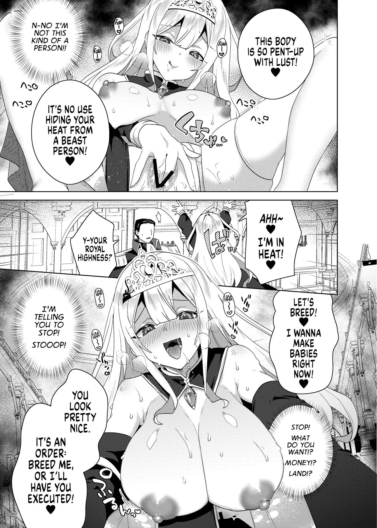 The Princess in Heat Possessed by a Slave Boy Chapter 1 - page 3