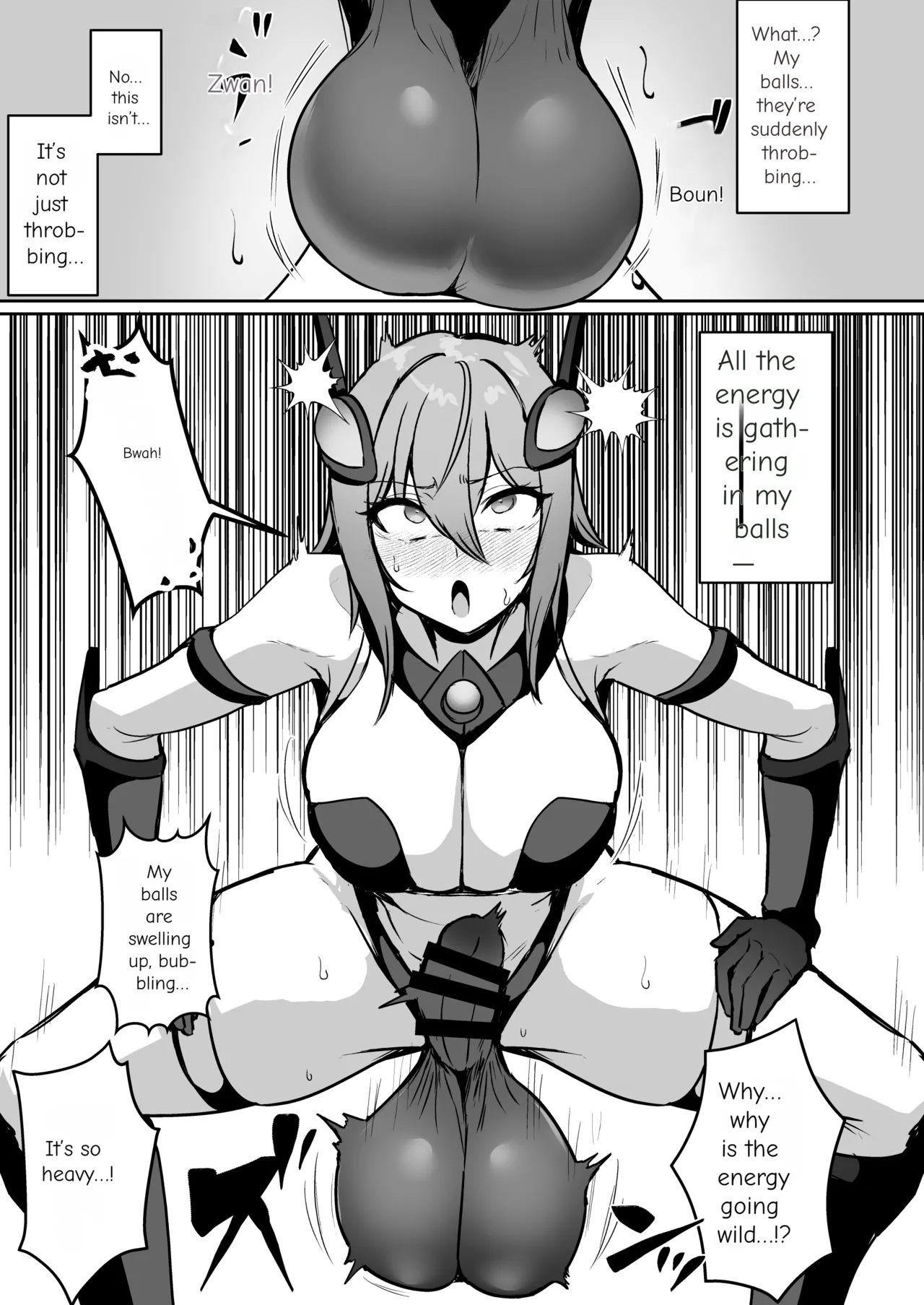 Seigi no Futanari Hiroin Futaboshi Kamihime Elixir Kyotama-ka Haiboku Chapter 1 - page 8