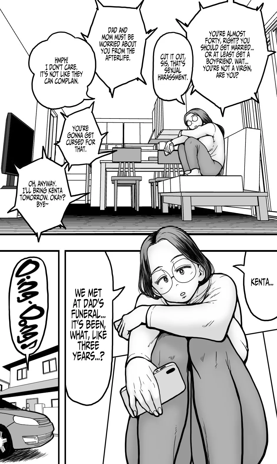 A Plain 30's Virgin Aunt Gives In To Lust For Rude Nephew Chapter 1 - page 3