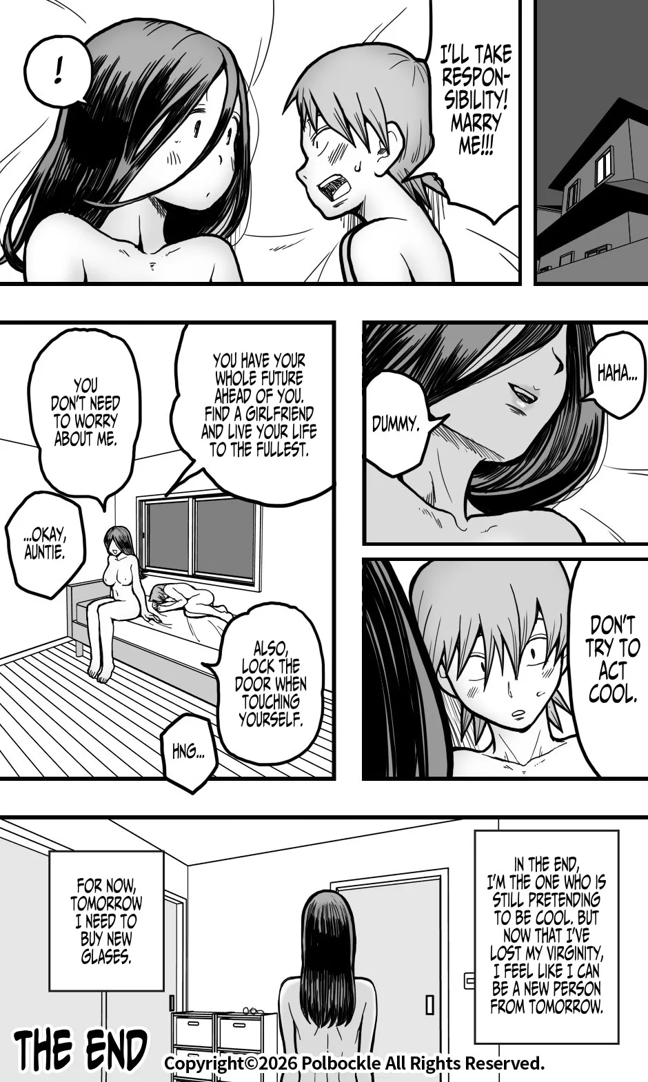 A Plain 30's Virgin Aunt Gives In To Lust For Rude Nephew Chapter 1 - page 45