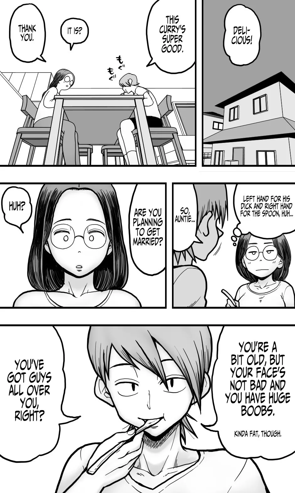 A Plain 30's Virgin Aunt Gives In To Lust For Rude Nephew Chapter 1 - page 8