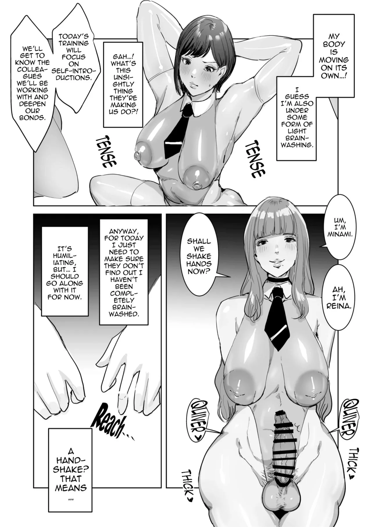When I Infiltrated A High-Tech Company I Was Modified Into A Perverted Futanari Android Chapter 1 - page 17