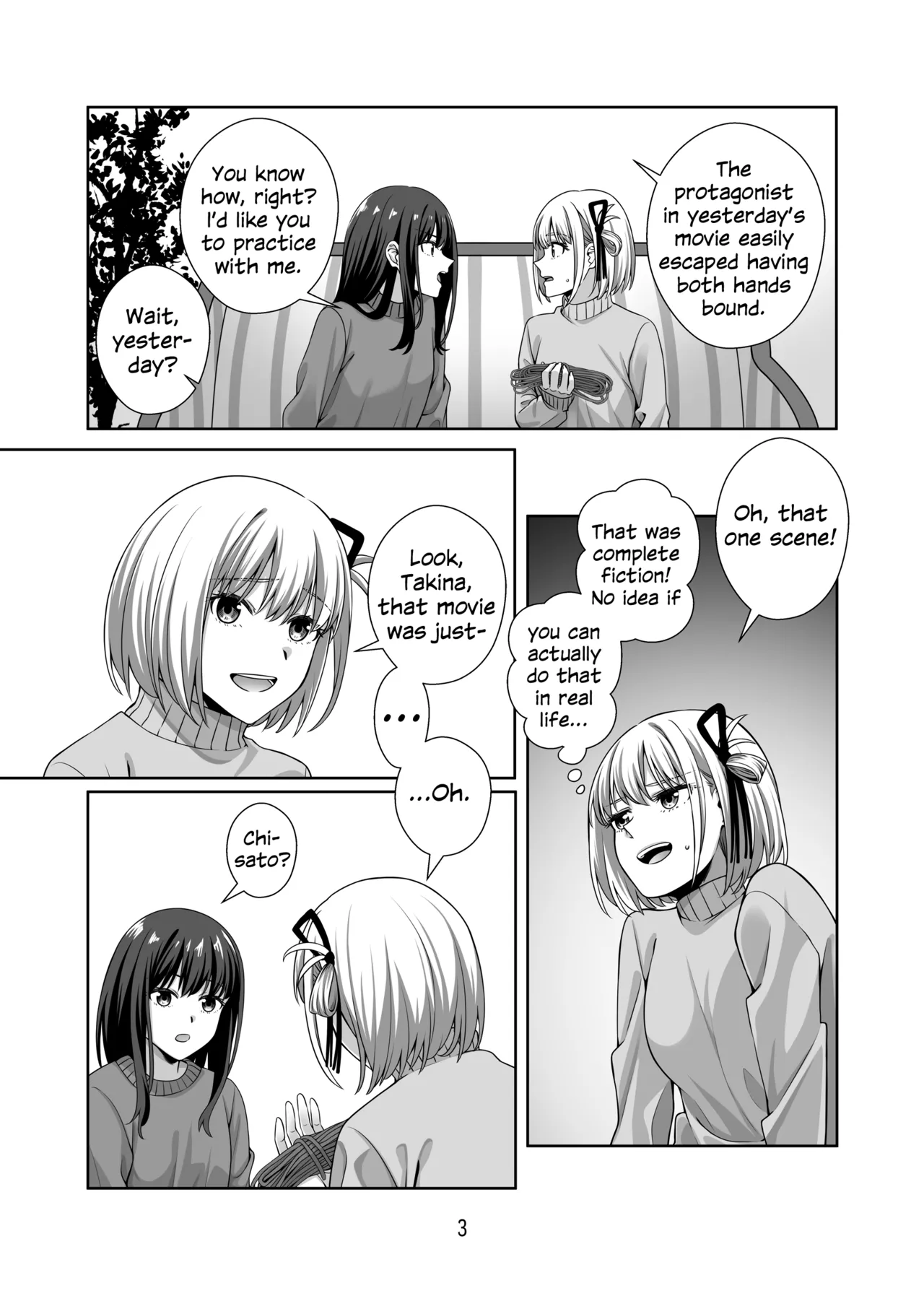 Shibari Play o Yaritaitte Itta no Omae darou! Chapter 1 - page 4