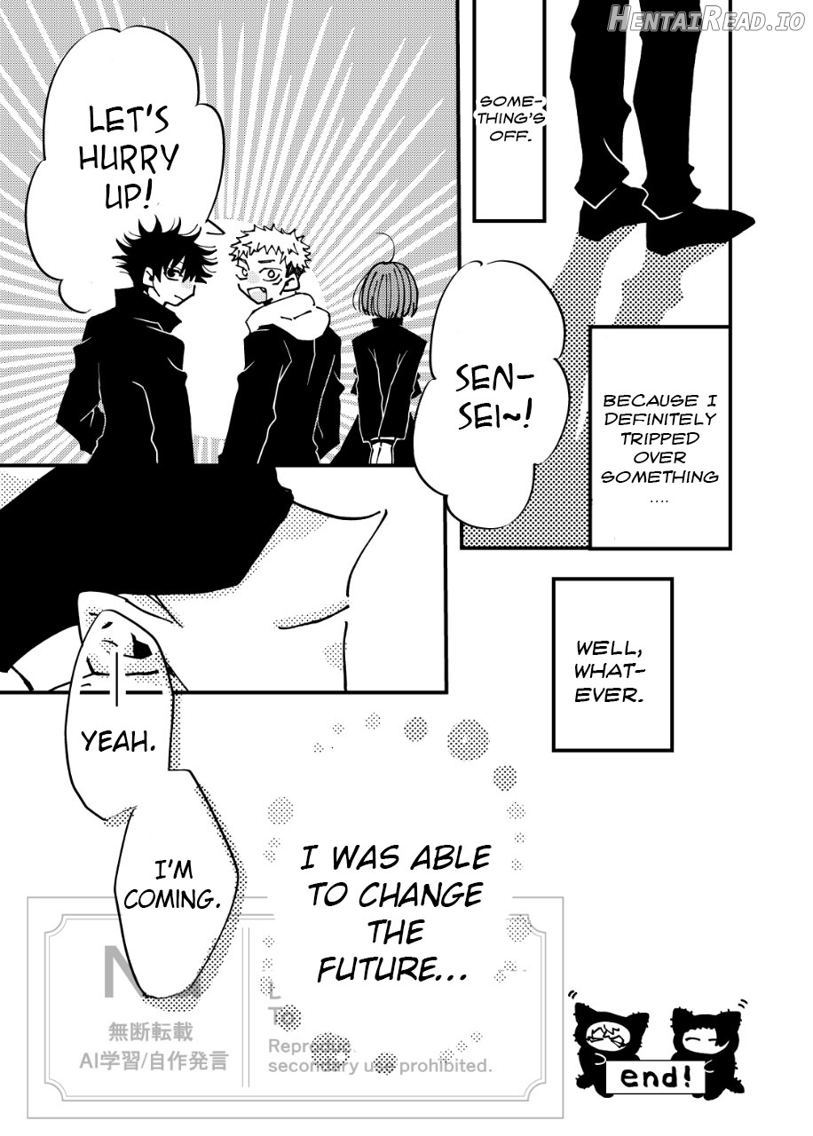 A Story Where Gojo Somehow Ends Up Going Back to the Past, Tries His Absolute Best Through All the Chaos, and Ends Up Happy with Geto Chapter 1 - page 32