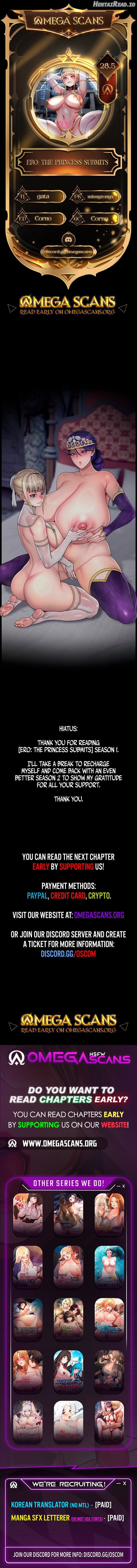 Ero: The Princess Submits Chapter 28.5 - page 1