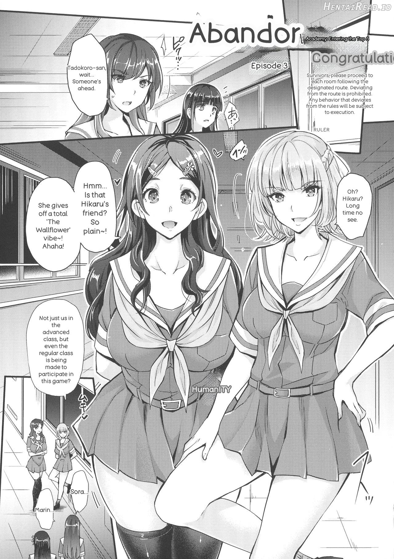 Abandon-100 Nukishinai to Derarenai Fushigi na Kyoushitsu Chapter 1 - page 64