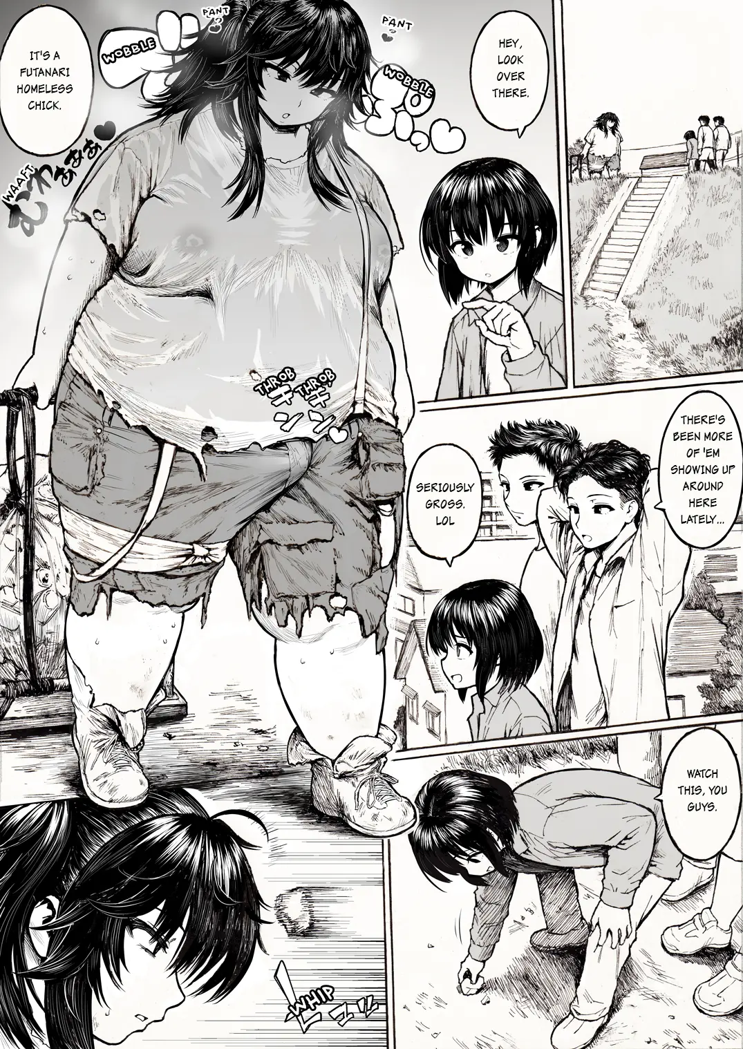 Homeless Fat Futanari Chapter 1 - page 3
