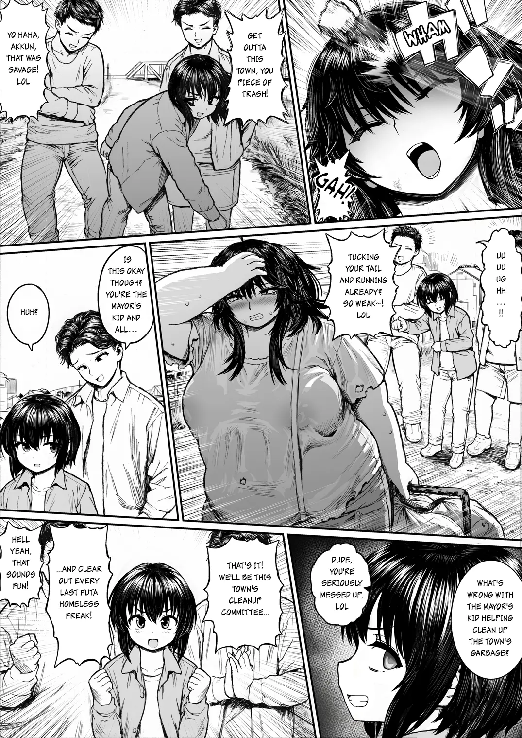 Homeless Fat Futanari Chapter 1 - page 4