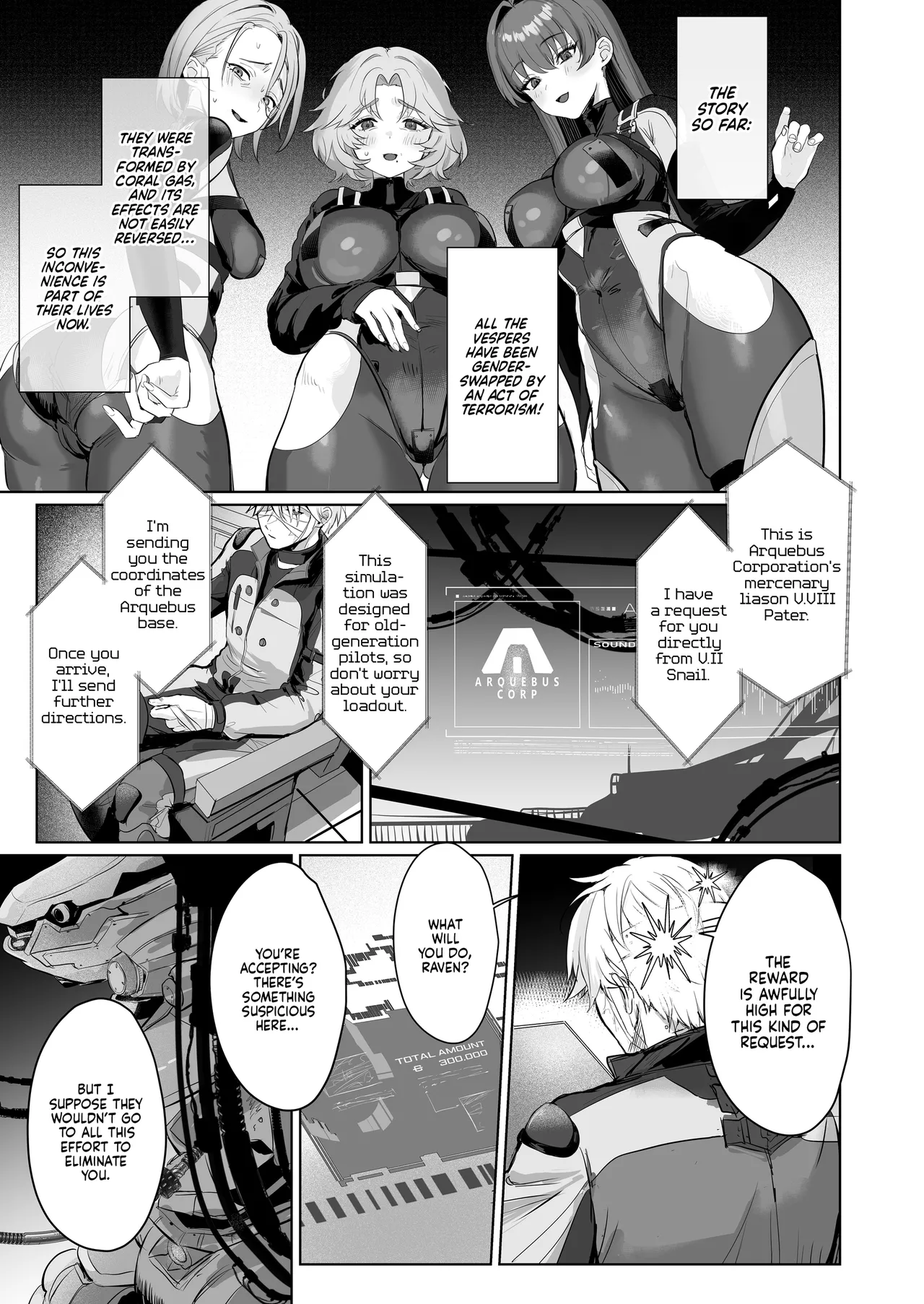 Coral no Megumi de Nyotaika Shita Senyuu to xxx Suru Hon Chapter 1 - page 18