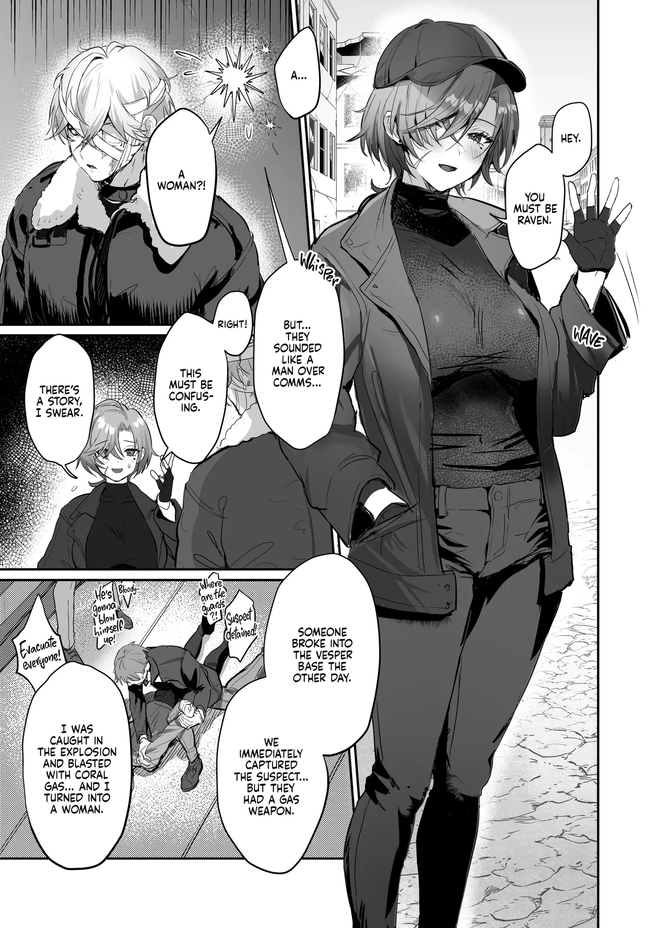 Coral no Megumi de Nyotaika Shita Senyuu to xxx Suru Hon Chapter 1 - page 4