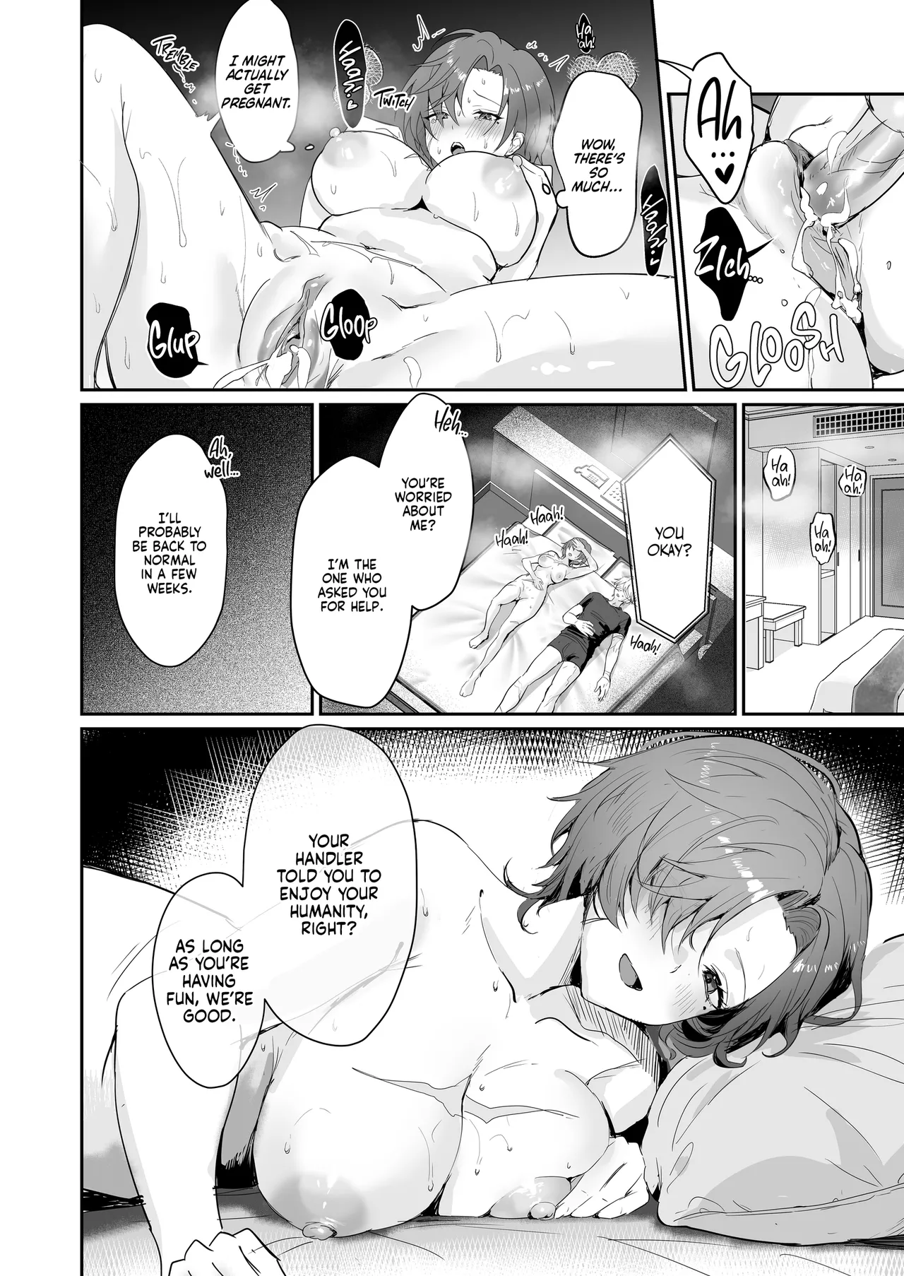 Coral no Megumi de Nyotaika Shita Senyuu to xxx Suru Hon Chapter 1 - page 47
