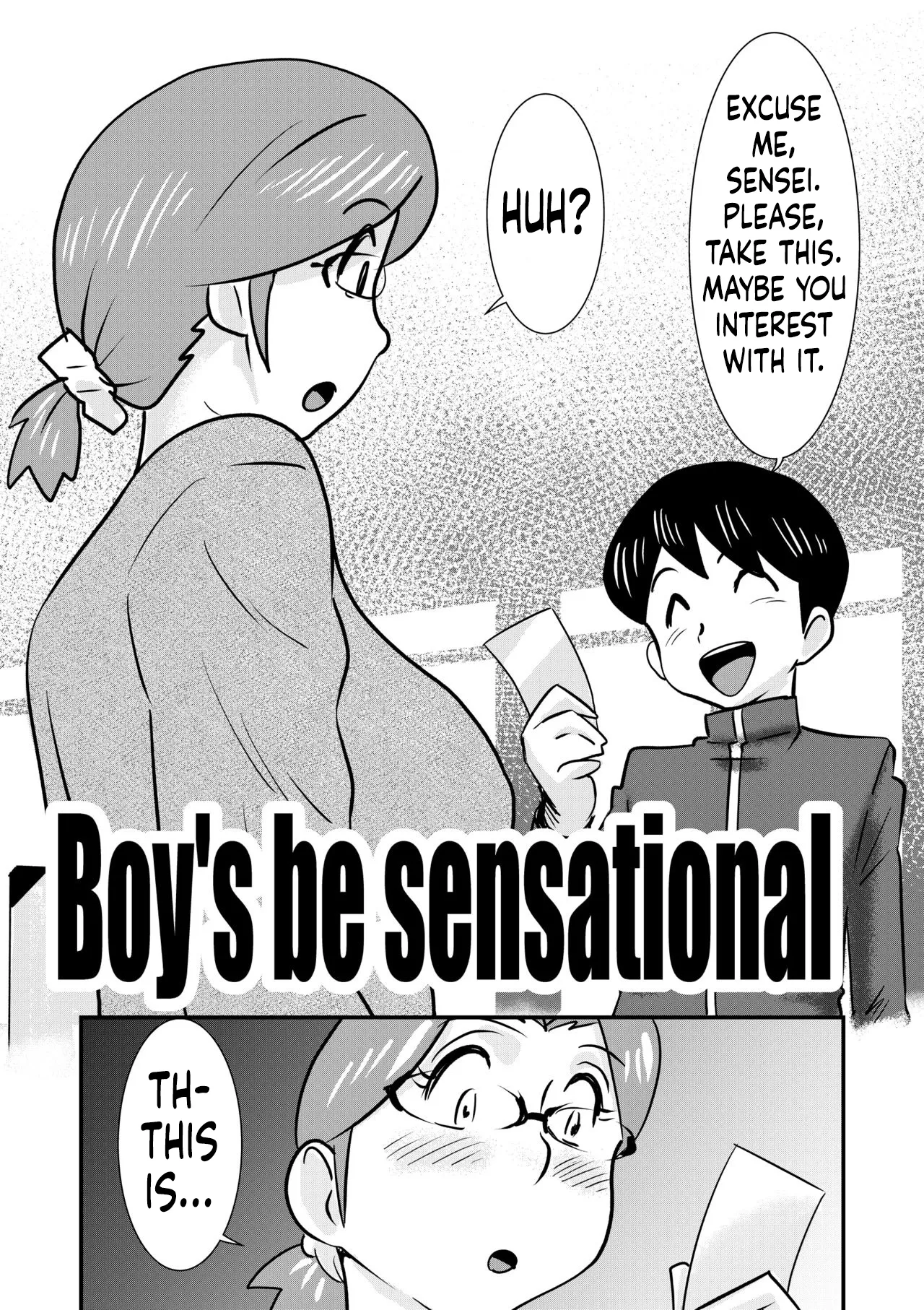 Boy's be sensational Chapter 1 - page 2