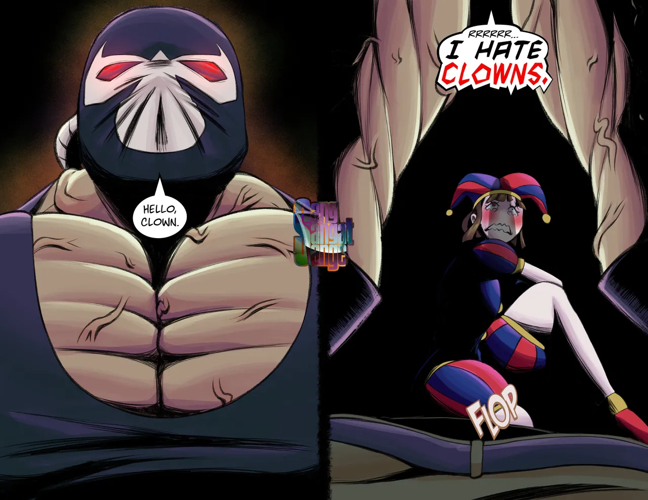 Bane x Pomni OTP Chapter 1 - page 1